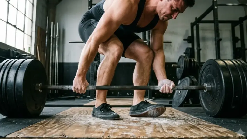 best-gym-shoes-deadlift-flat-sole-setup
