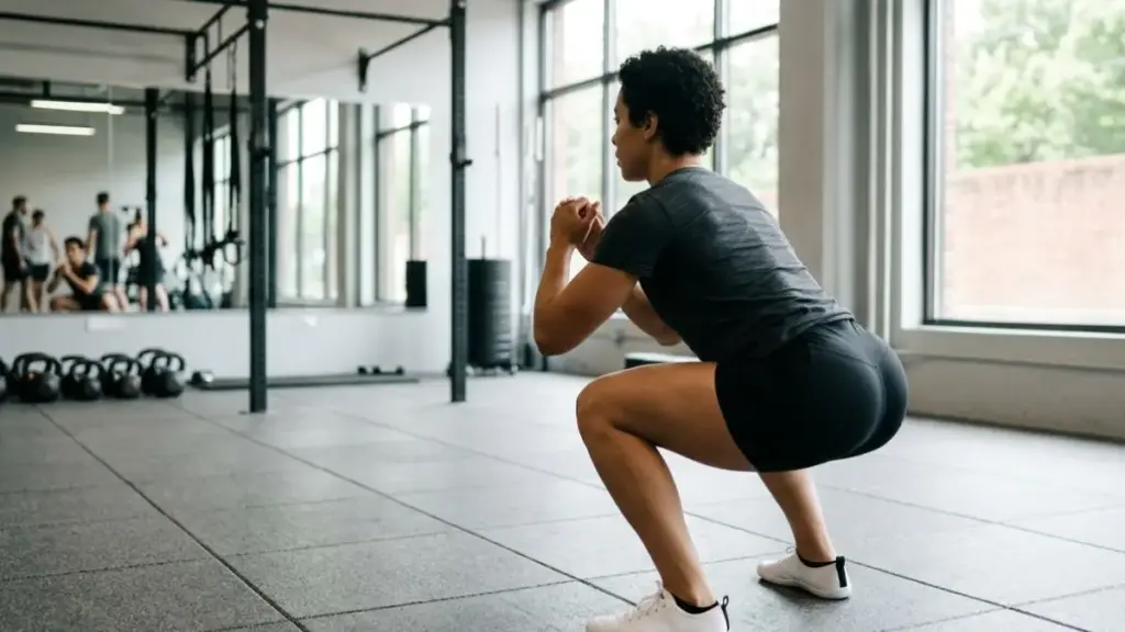best-gym-shoes-instore-squat-test